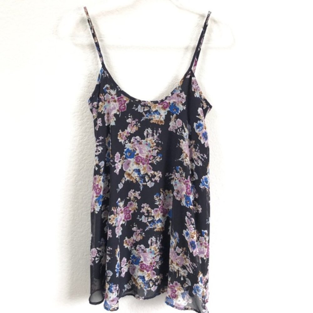 Show Me Your MuMu Bella Dress Navy Nana Floral